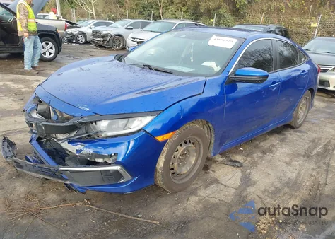 2021 Honda Civic Lx из США, поврежденный, VIN 2HGFC2F6XMH532934